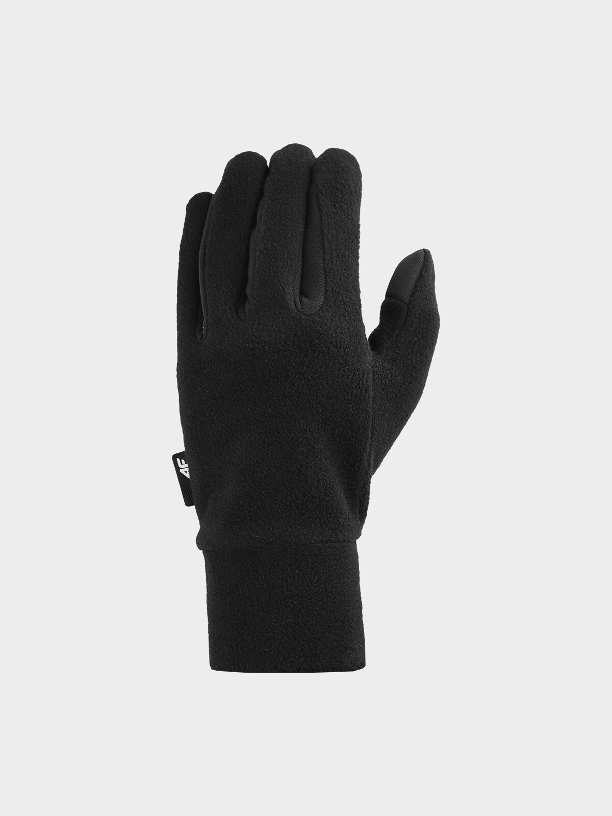 Mănuși Touch Screen din fleece unisex - negre