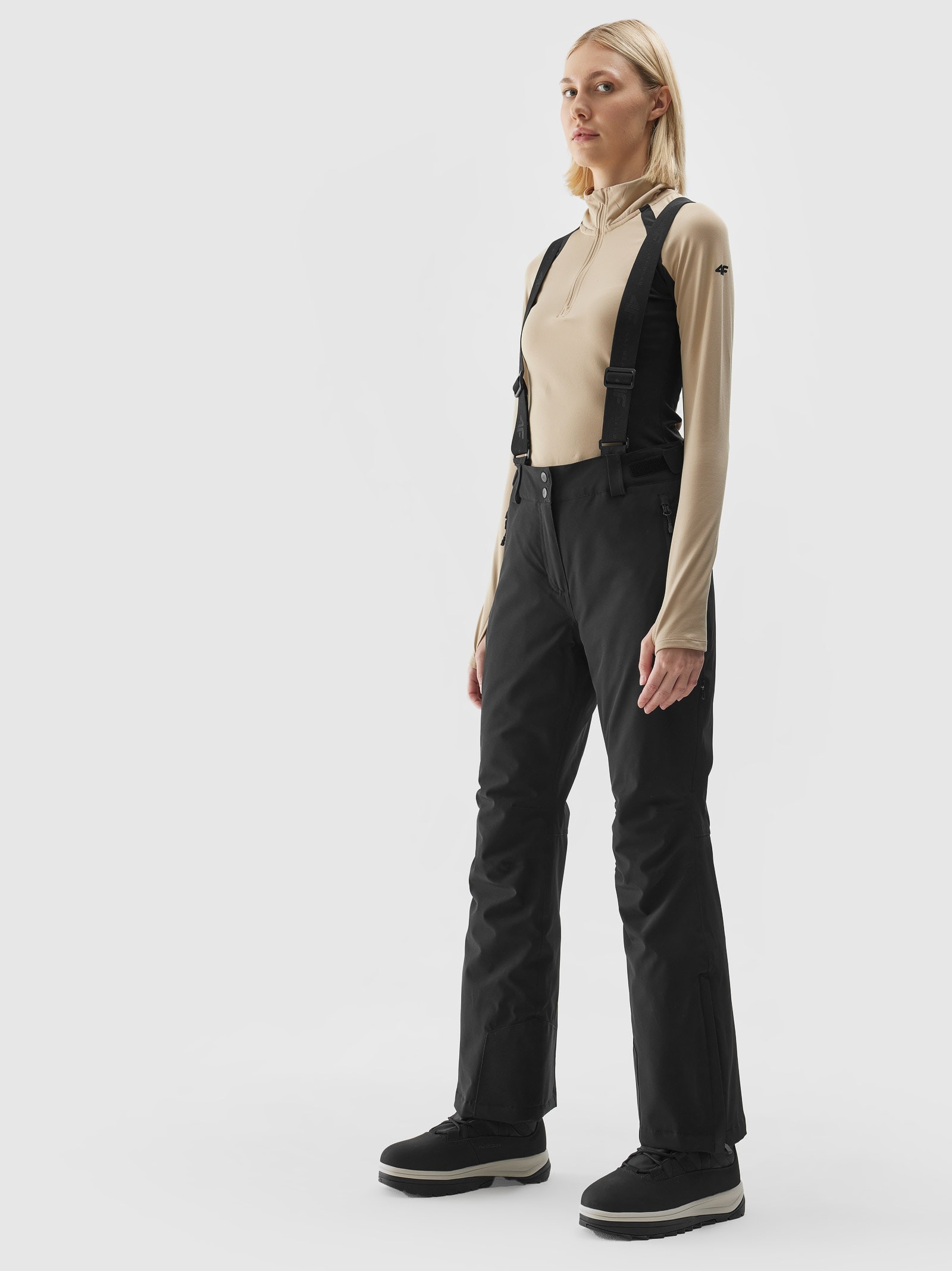 Pantaloni de schi membrana 10000 pentru femei - negri