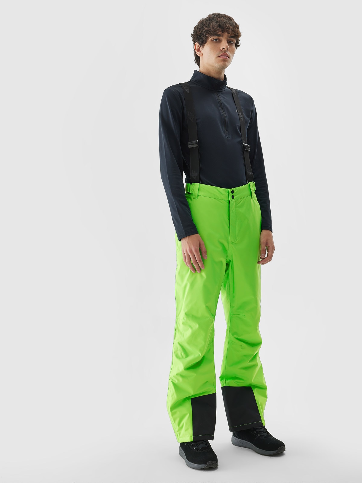 Pánské lyžařské kalhoty se šlemi membrána 5000 - zelené
