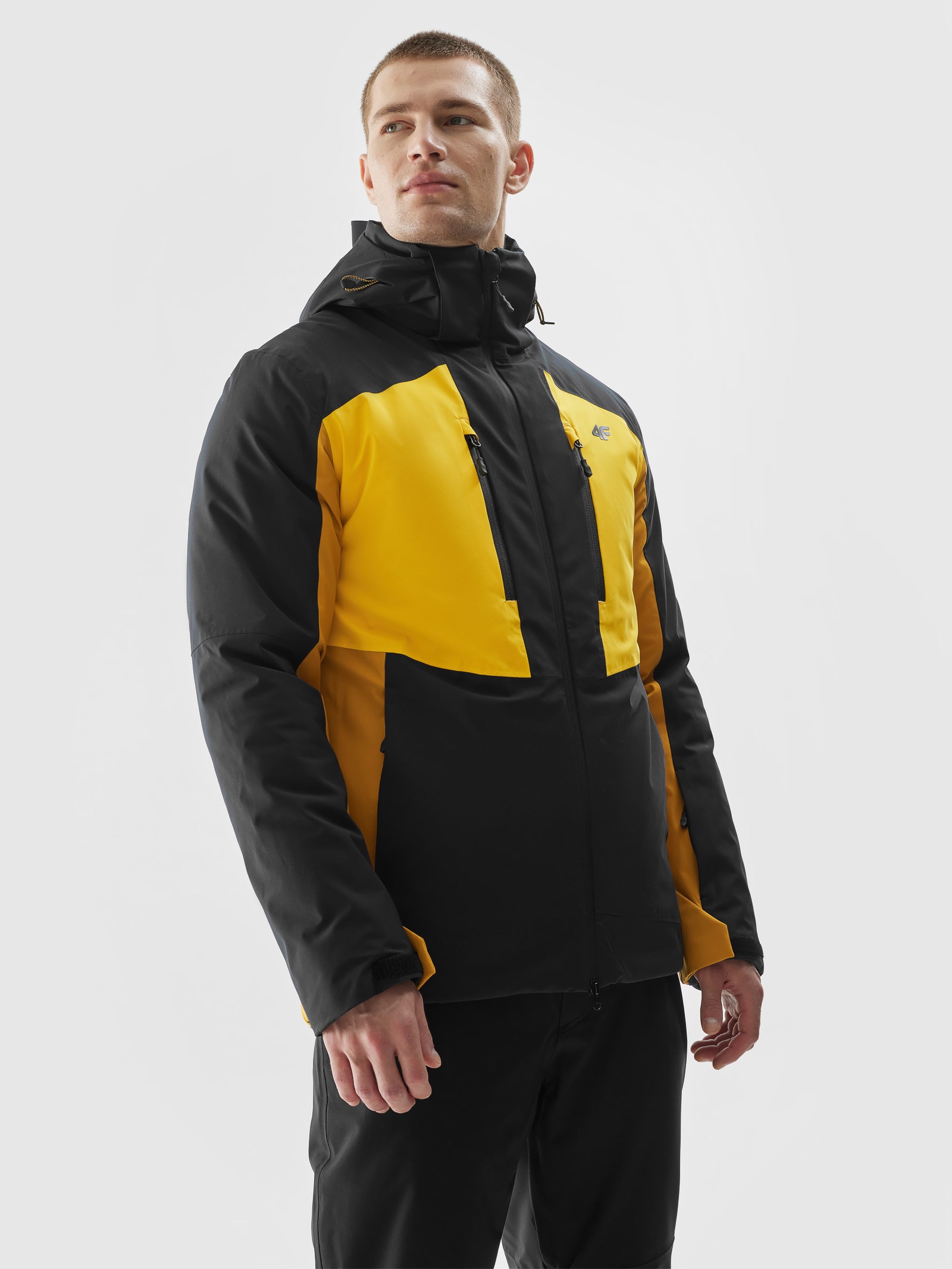 Pánská lyžařská bunda membrána 10000 - žlutá