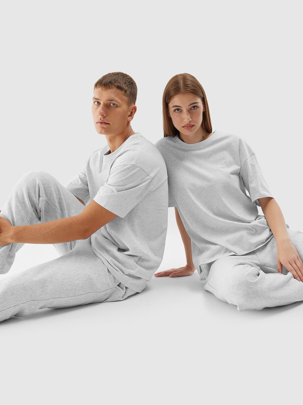 Hladké tričko oversize unisex