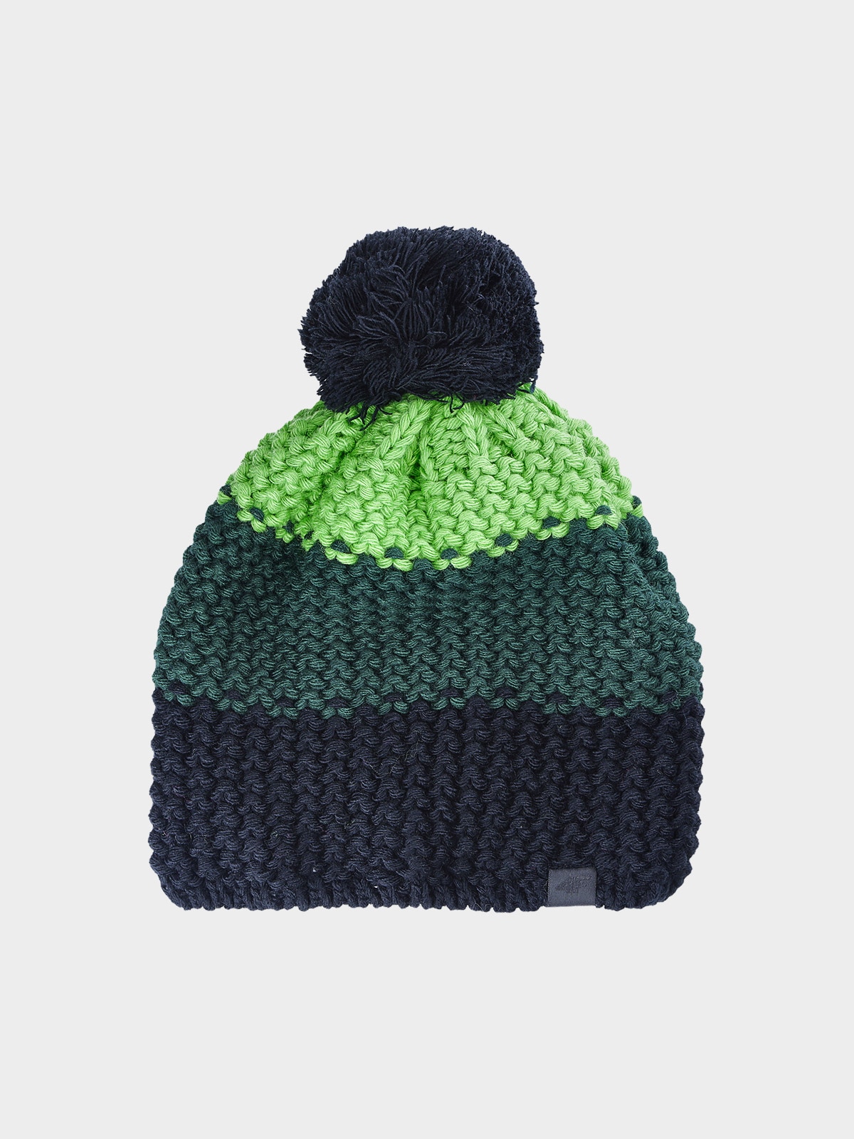 Chlapecká zimní čepice s přídavkem vlny - zelená