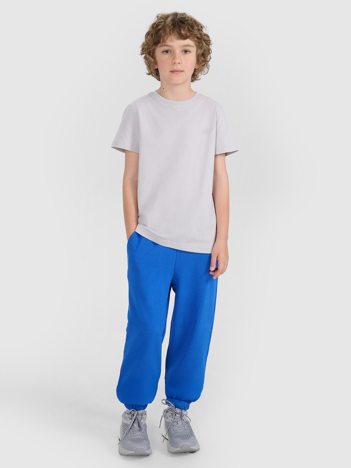 Pantaloni jogger de trening pentru băieți - albaștri