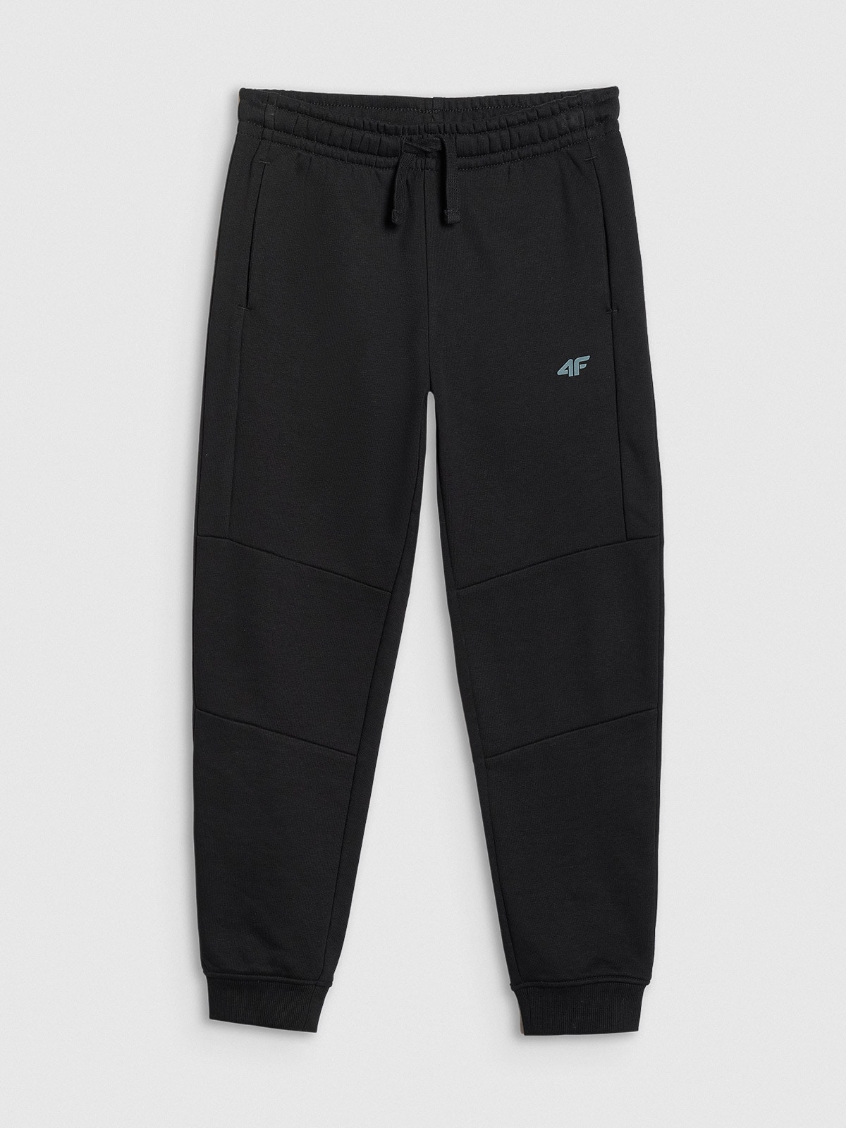 4F Pantaloni jogger de trening pentru băieți - negri