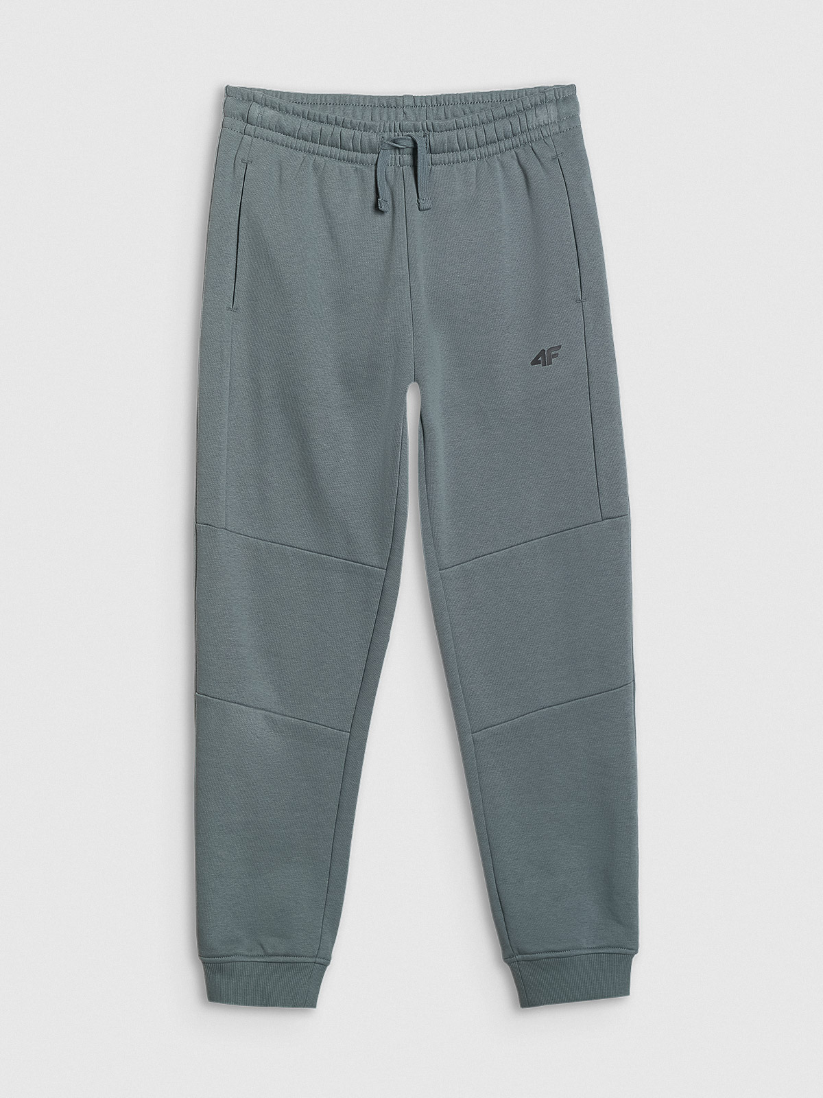 4F Pantaloni jogger de trening pentru băieți - turcoaz