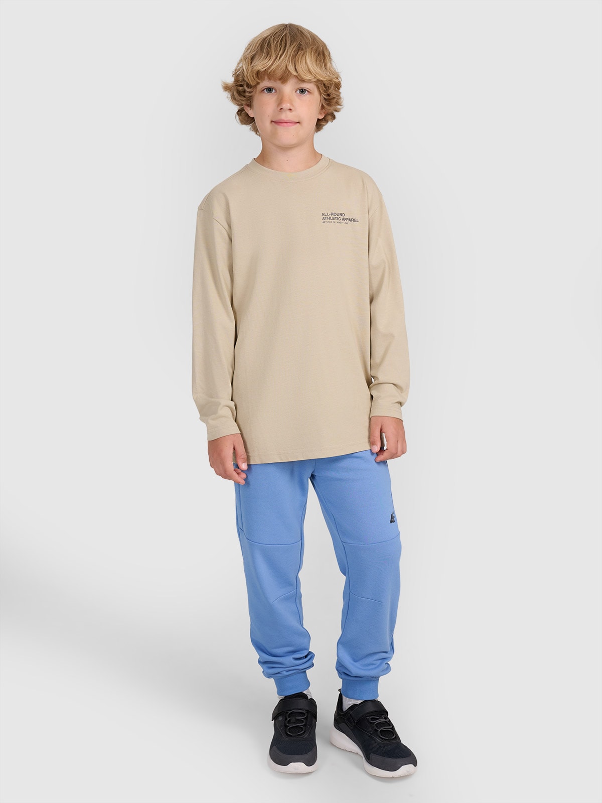 Pantaloni jogger de trening pentru băieți - albaștri