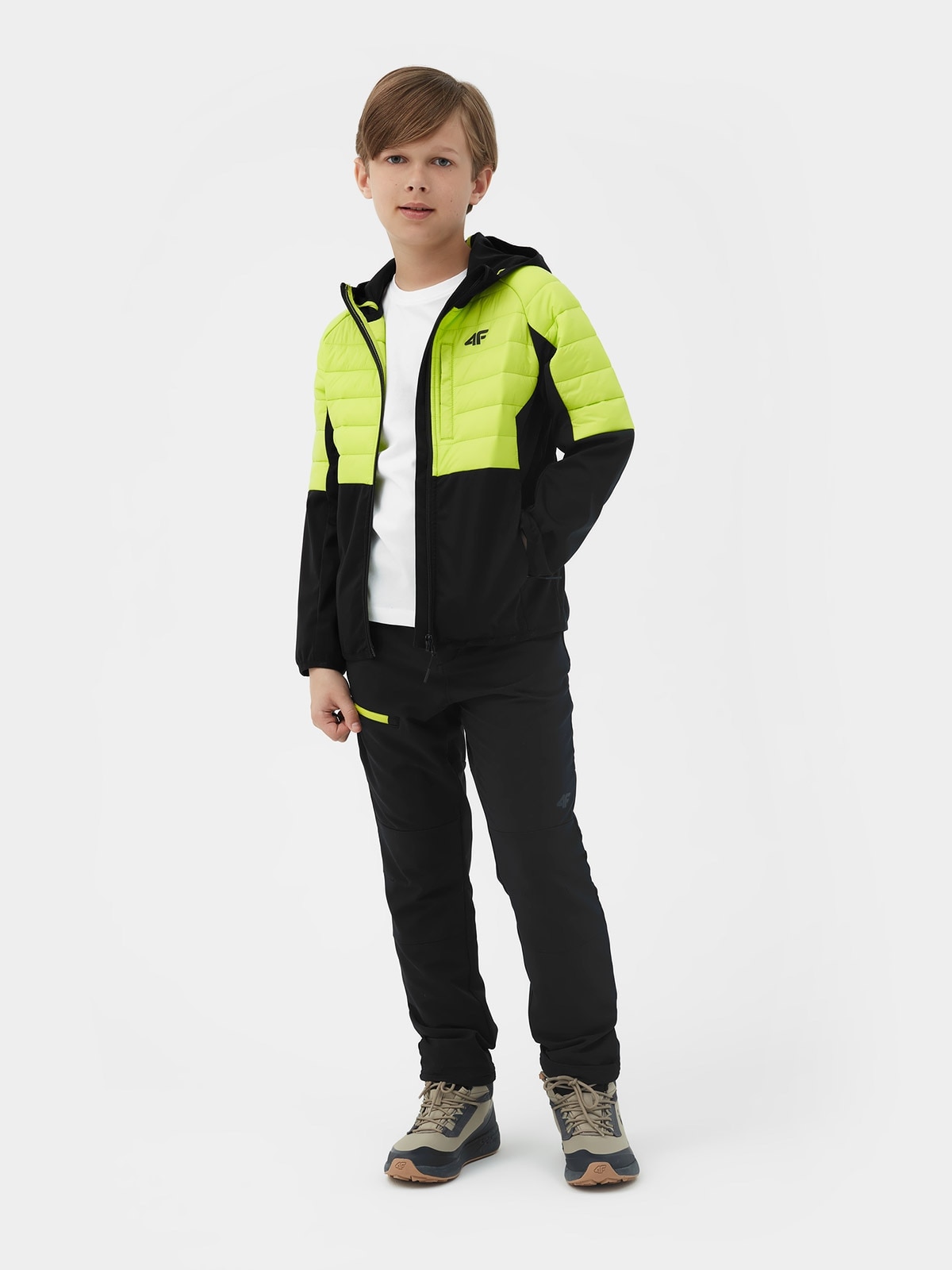 Chlapčenská vetruodolná softshellová bunda s membránou 5 000
