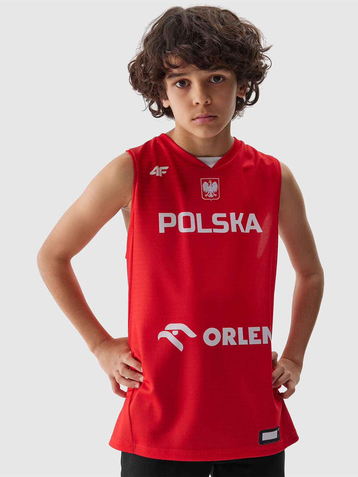 4F Koszulka reprezentacyjna chłopięca 4F x PZKOSZ - multikolor