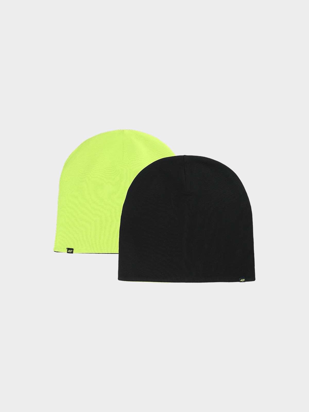 Căciulă beanie reversibilă pentru copii - verde