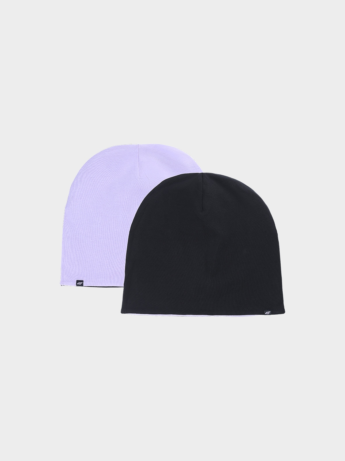 Căciulă beanie reversibilă pentru copii - mov