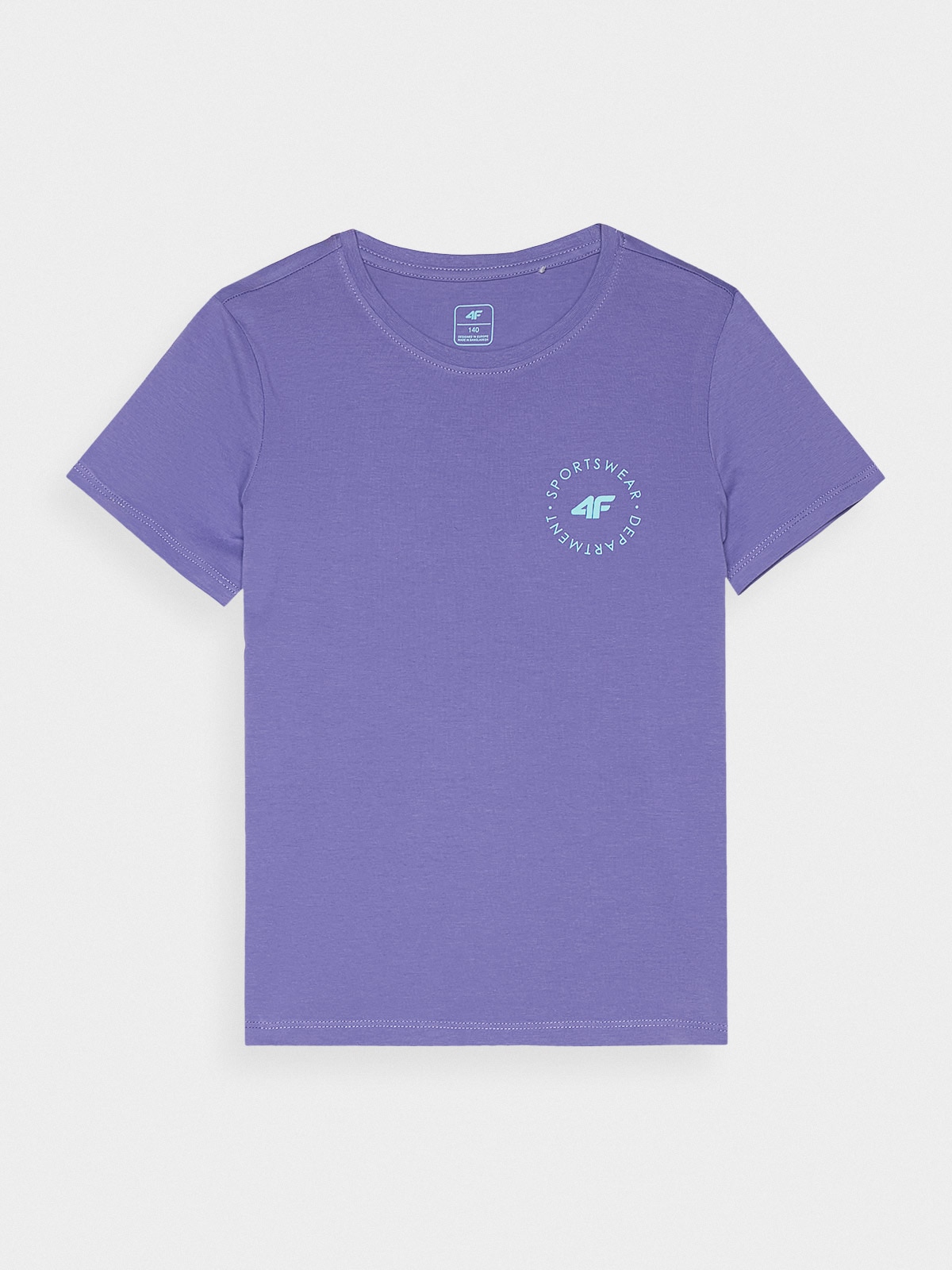 Dívčí hladké tričko - fialové