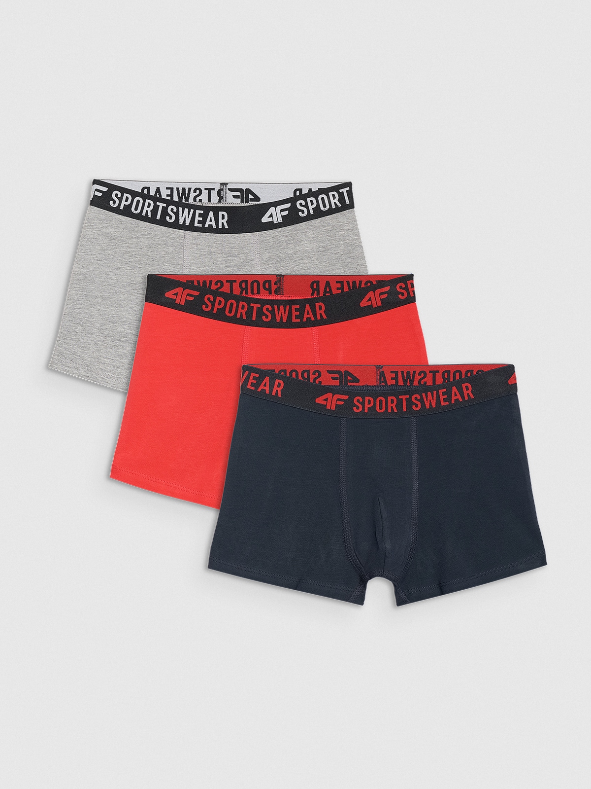4F Lenjerie boxeri (3-pack) pentru băieți - multicolor