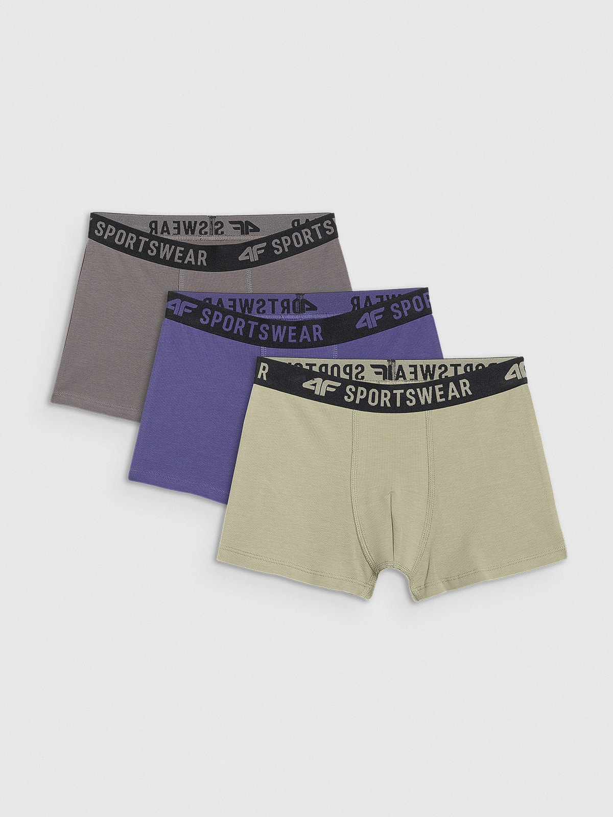 4F Lenjerie boxeri (3-pack) pentru băieți - multicolor