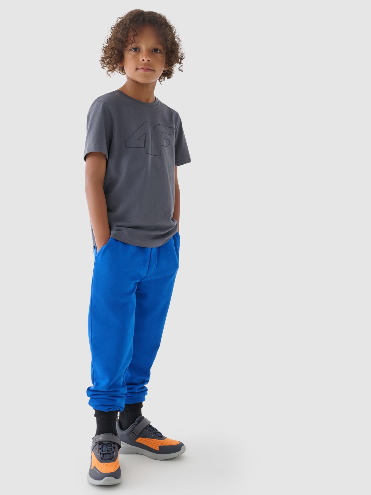 Pantaloni jogger de trening pentru băieți - cobalt