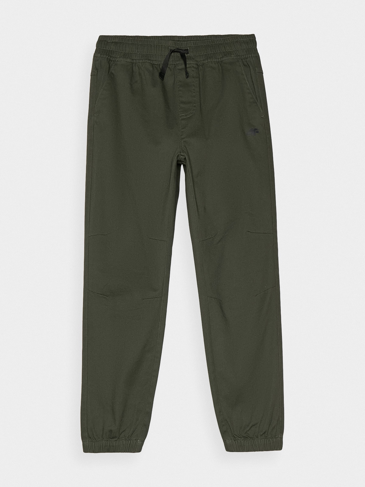 Chlapecké kalhoty casual typu jogger - olivové/khaki