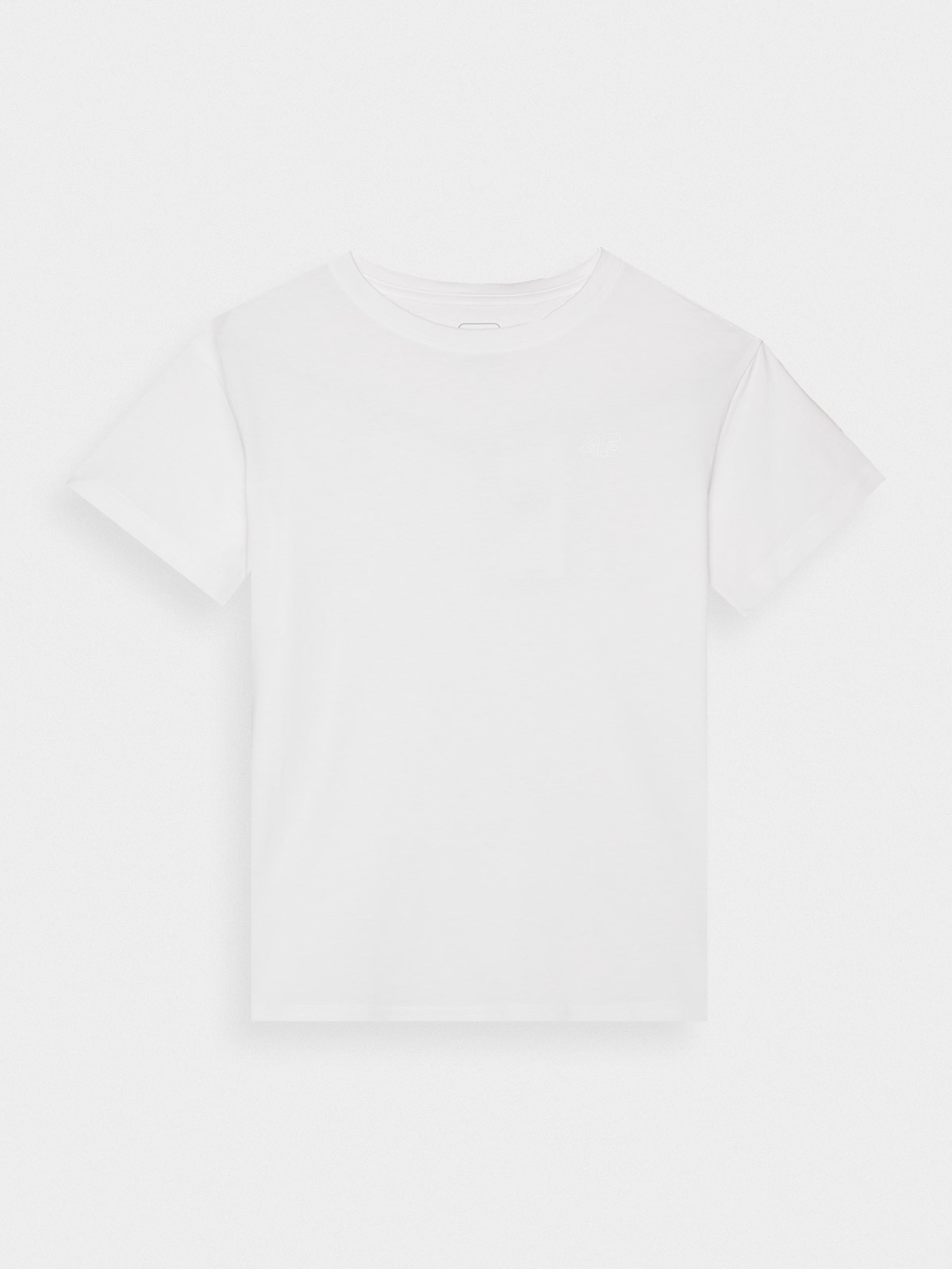 Dívčí hladké tričko - bílé