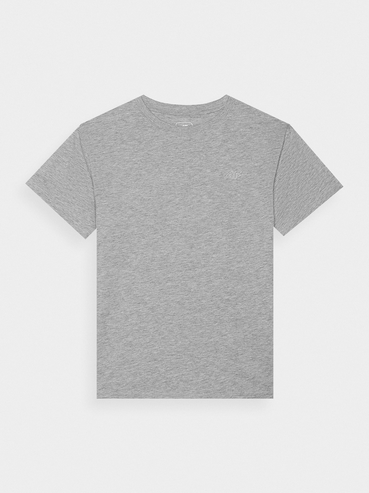 Dívčí hladké tričko - šedé