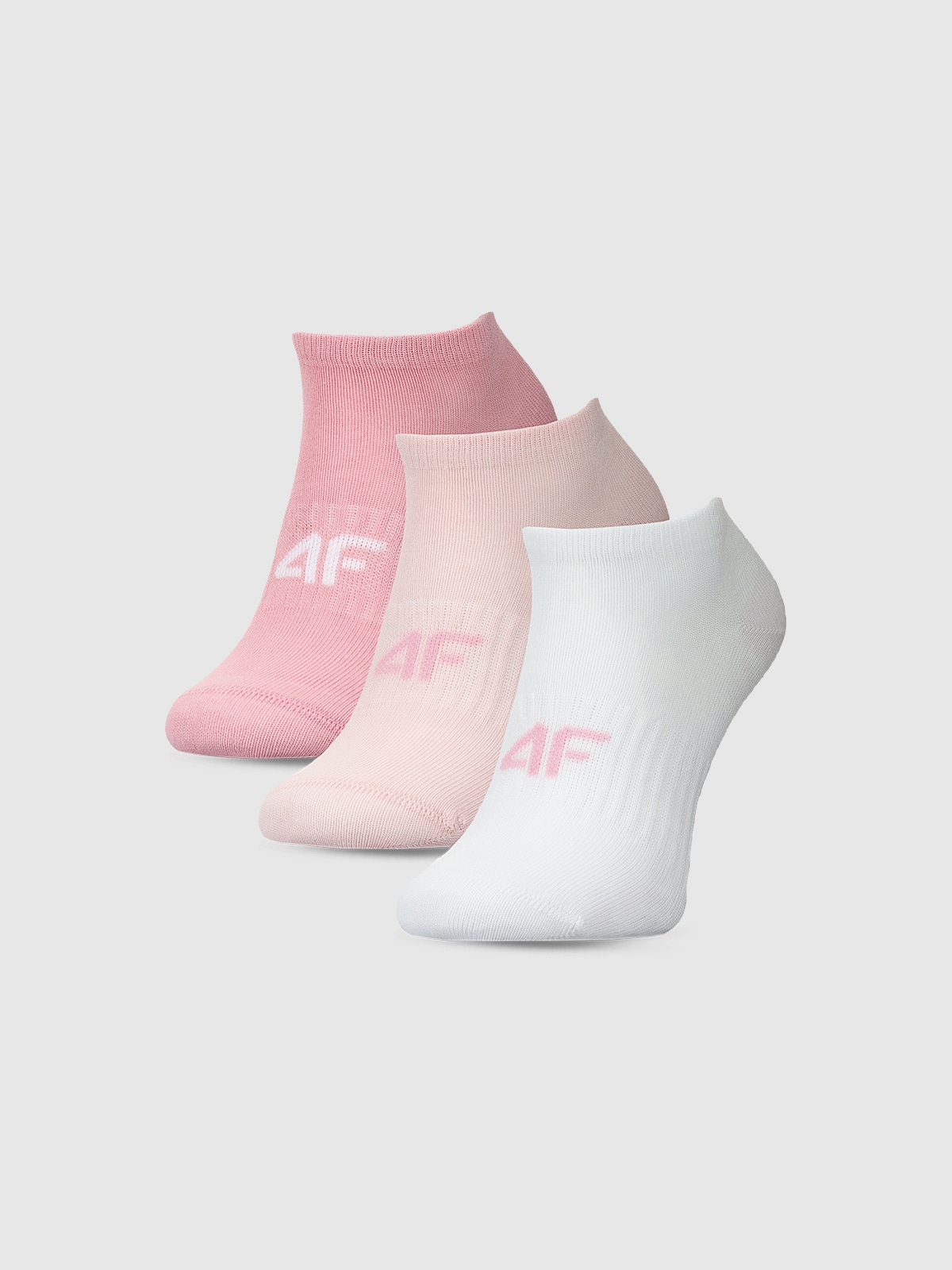 Șosete casual până la gleznă gleznă (3-pack) pentru fete - multicolor