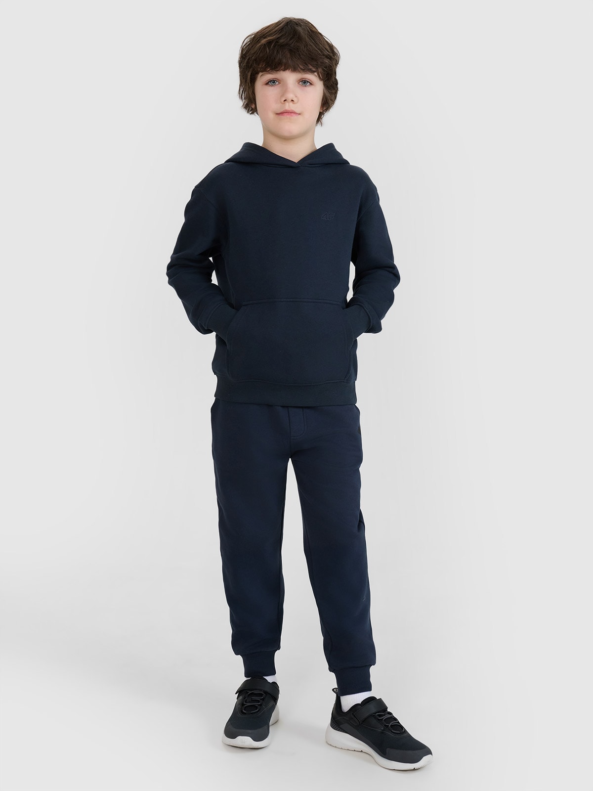 Pantaloni jogger de trening pentru băieți - bleumarin