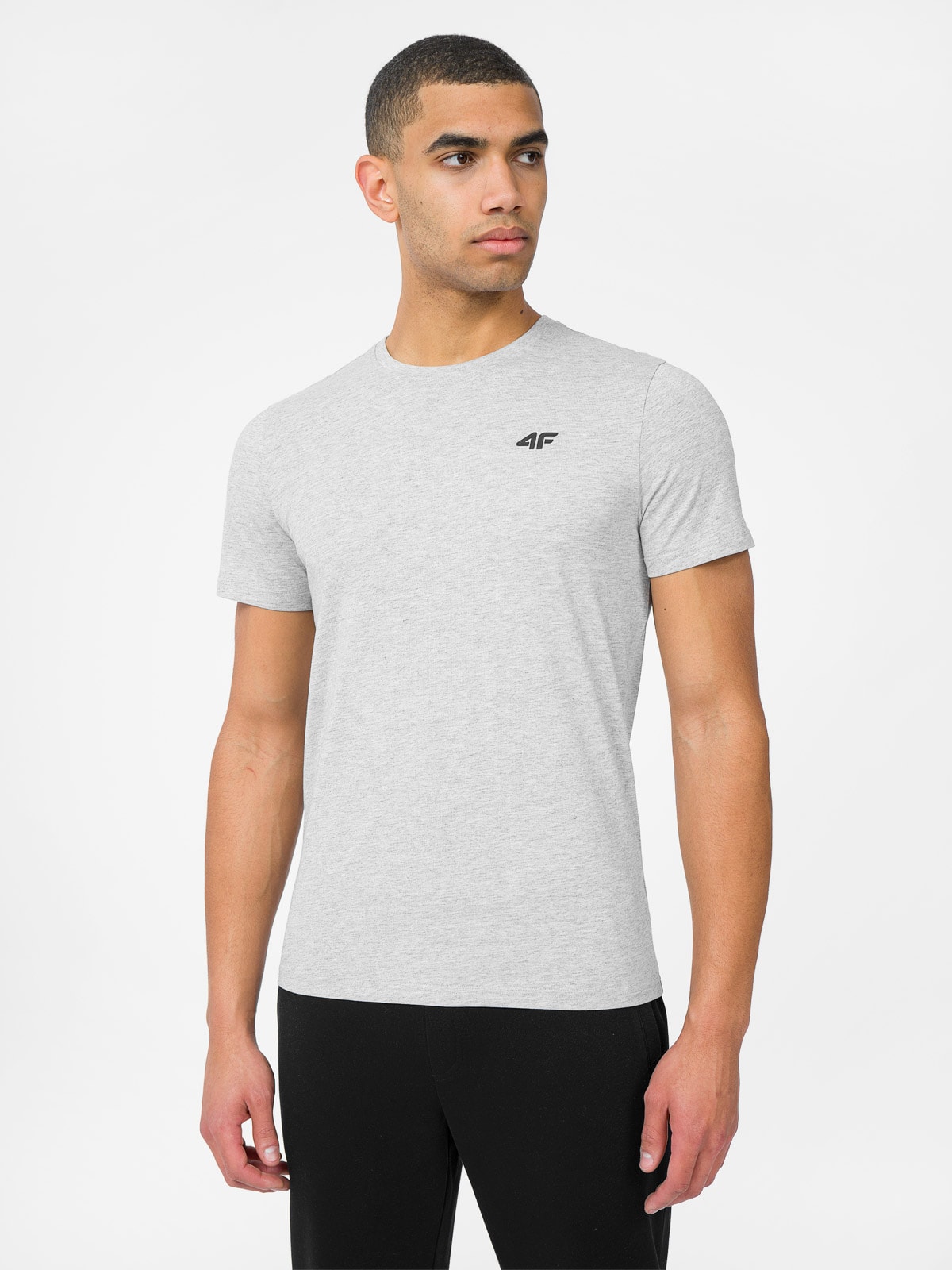 Tricou regular cu imprimeu pentru bărbați