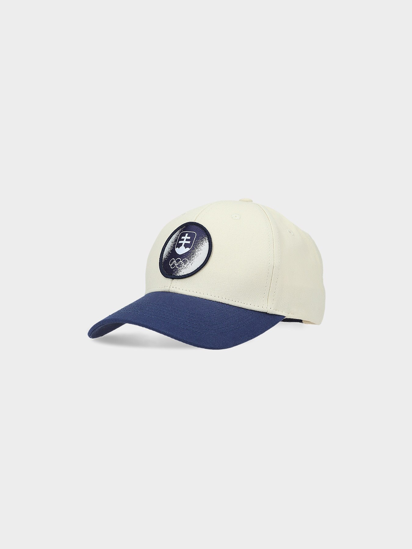 Paríž/Slovensko - Unisex strapback šiltovka - šedobiela