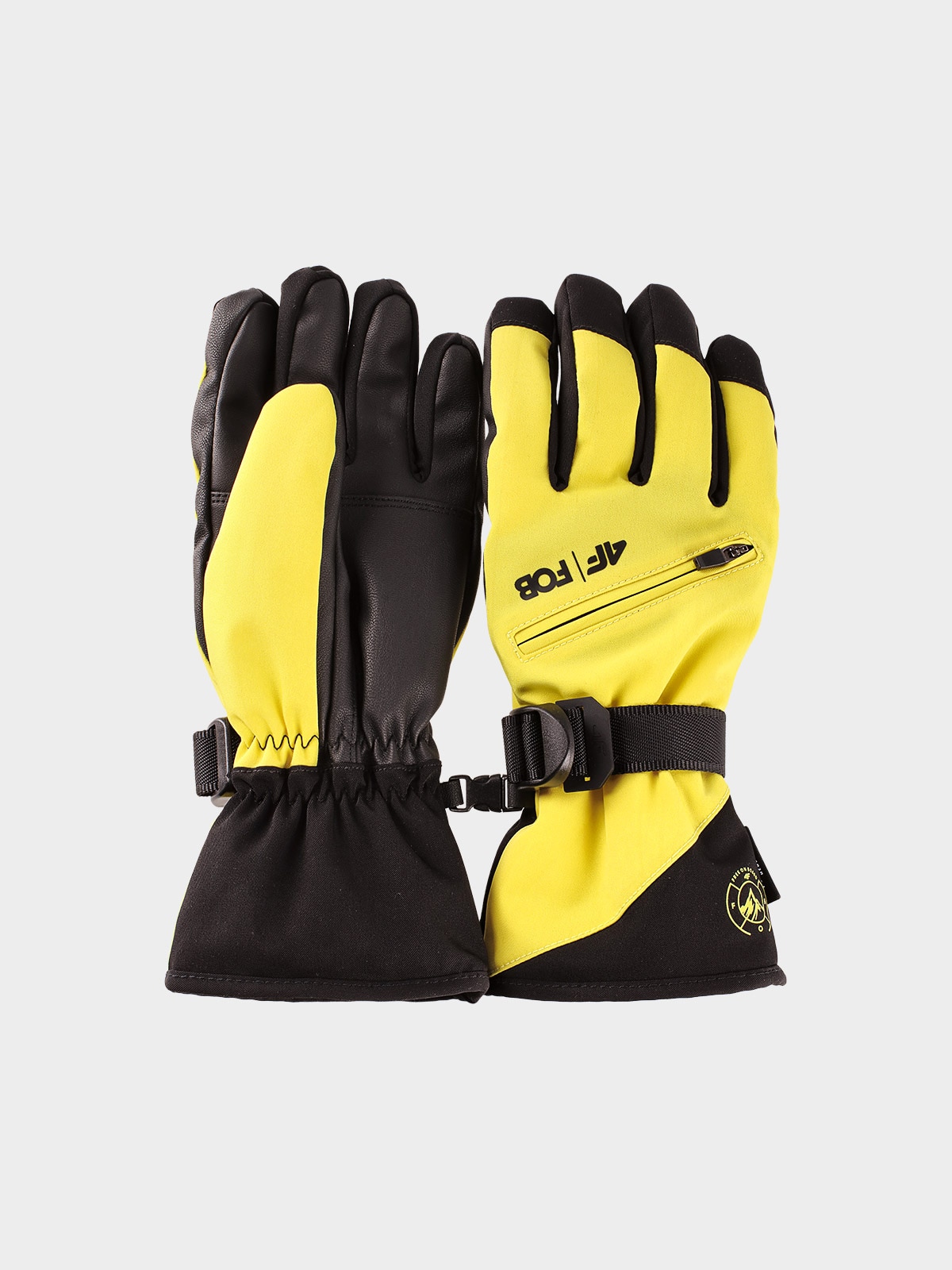 Pánské snowboardové rukavice Thinsulate - žluté