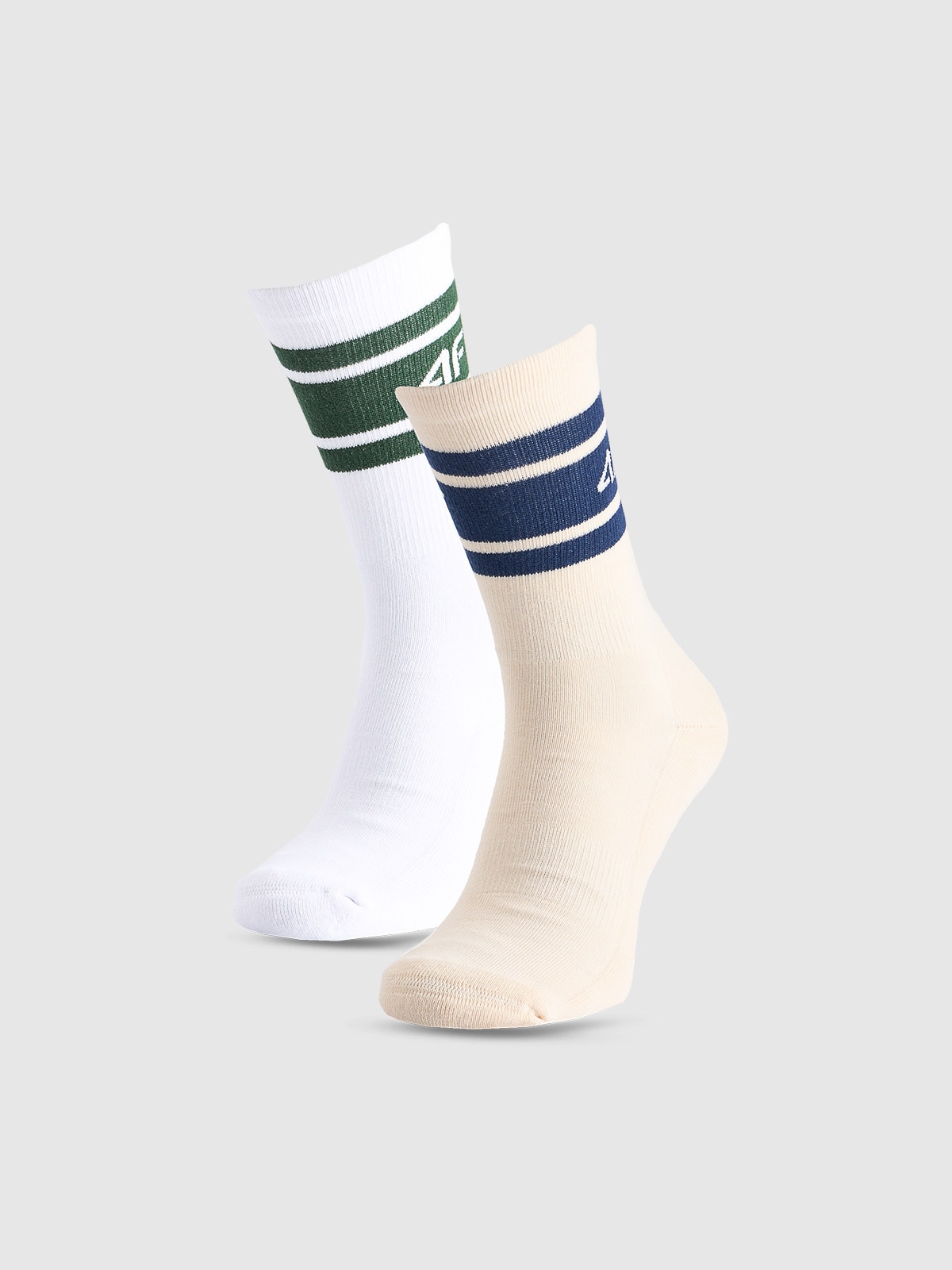 4F Șosete casual peste gleznă (2-pack) pentru femei - multicolor