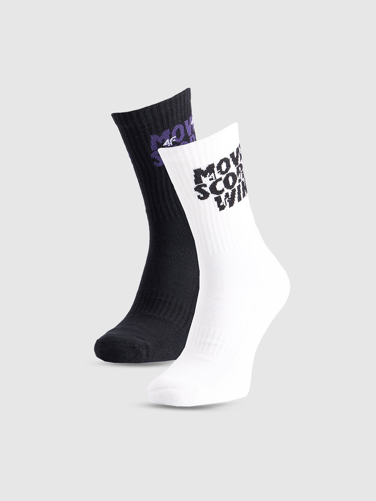 4F Șosete casual peste gleznă (2-pack) pentru femei - multicolor