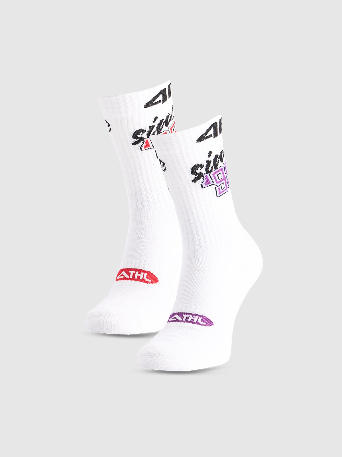4F Șosete casual peste gleznă (2-pack) pentru femei - multicolor