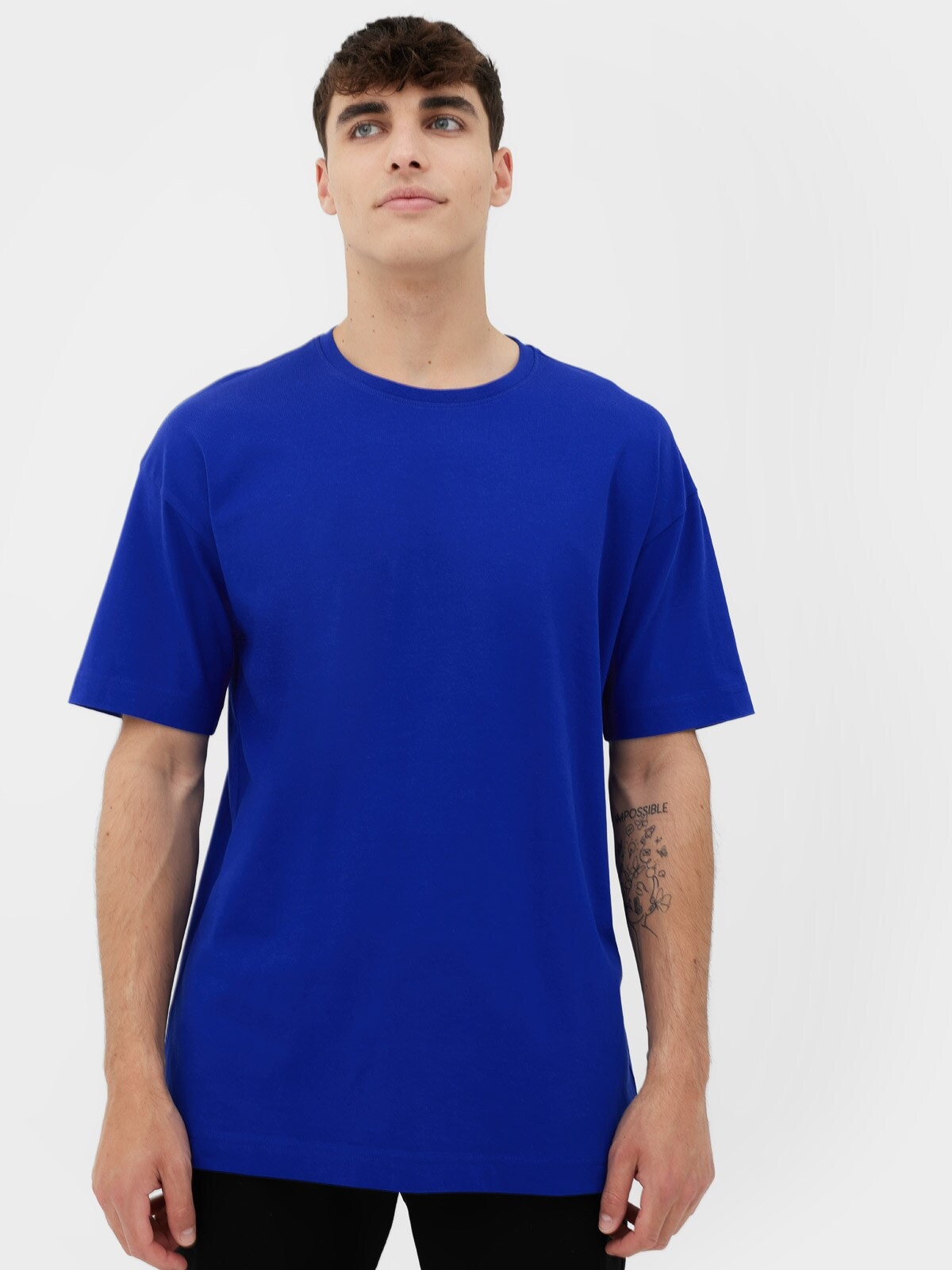 Tricou neted oversize pentru bărbați