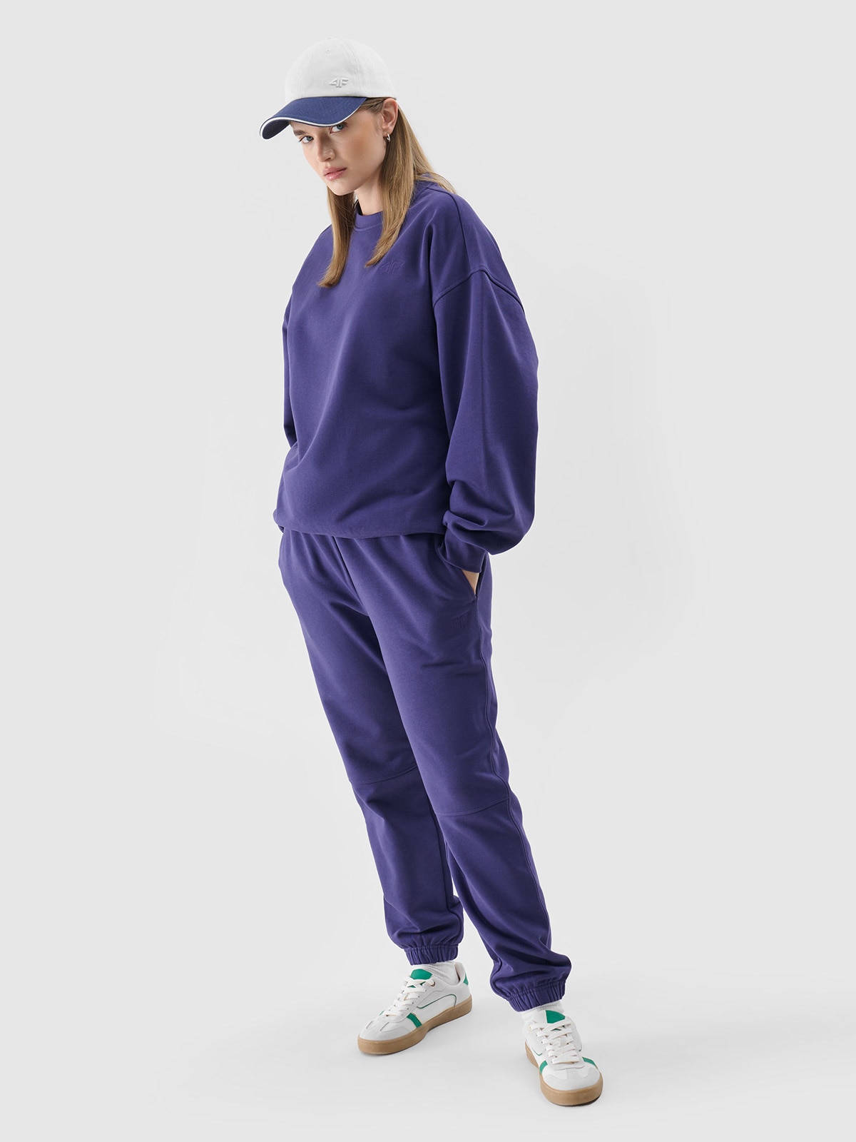 Tepláky typu jogger unisex - tmavě modré