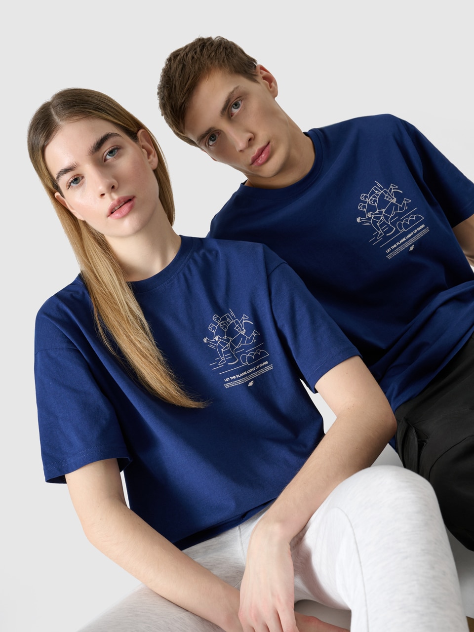 Tricou de suporter unisex - bleumarin