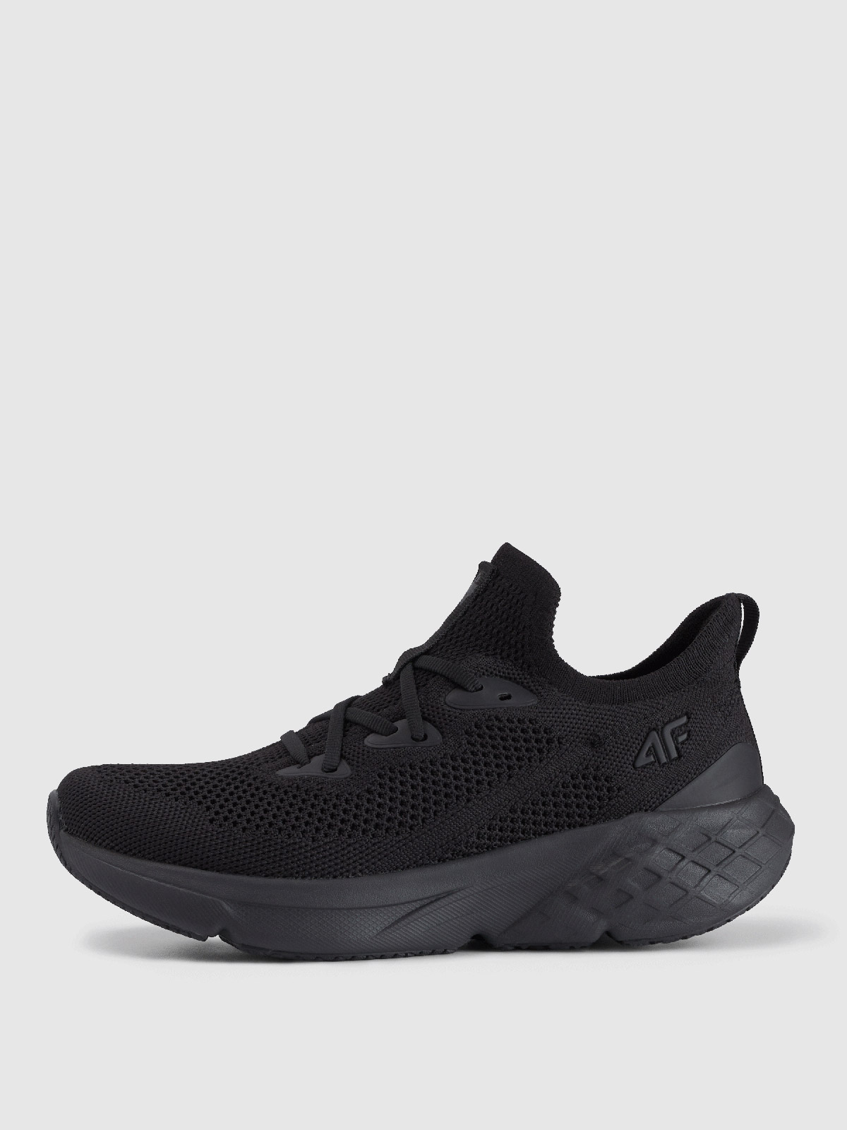 Sneakerși joși Velocity E-knit pentru femei - negri