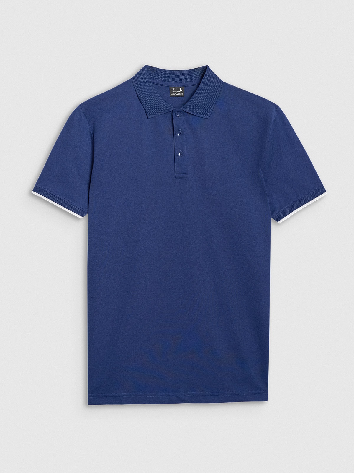 Tricou polo regular pentru bărbați - bleumarin