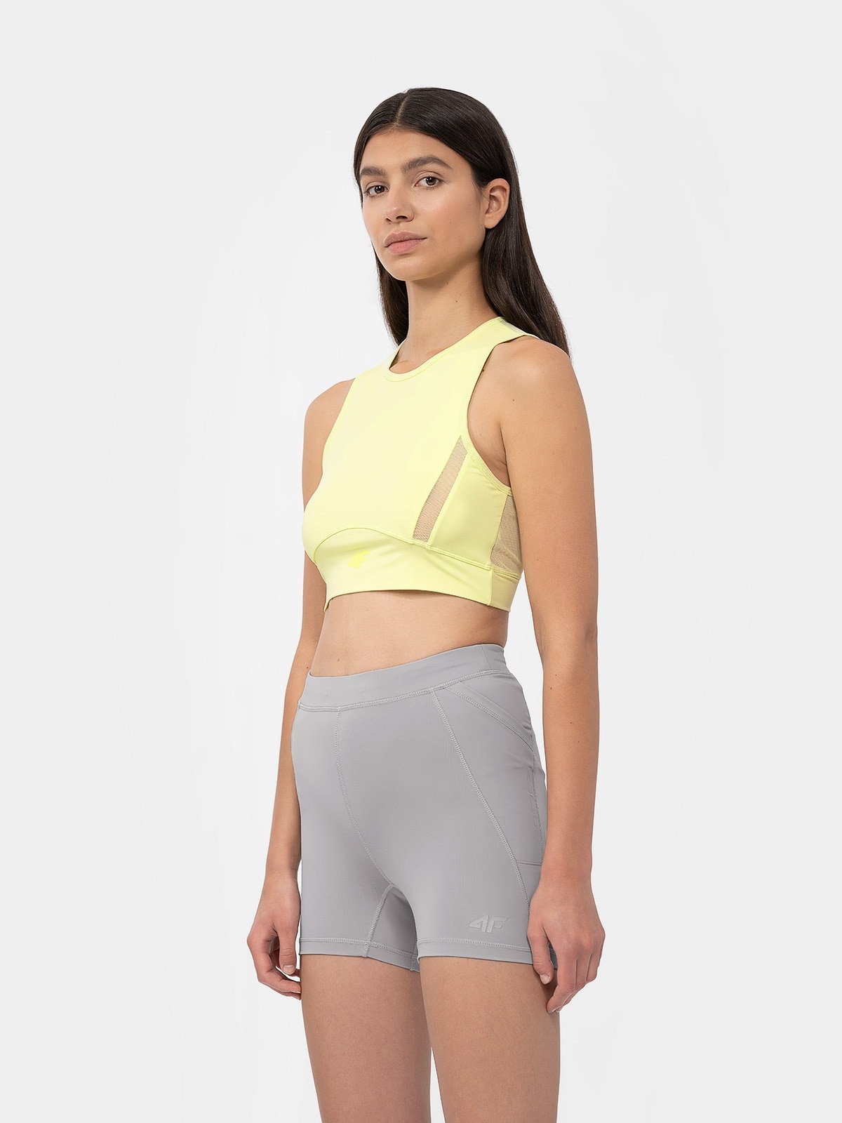 Crop top de alergare cu uscare rapidă pentru femei