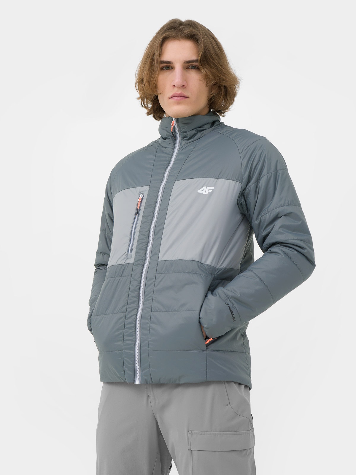 Jachetă de trekking din puf cu umplutura reciclată PrimaLoft® Black pentru bărbați