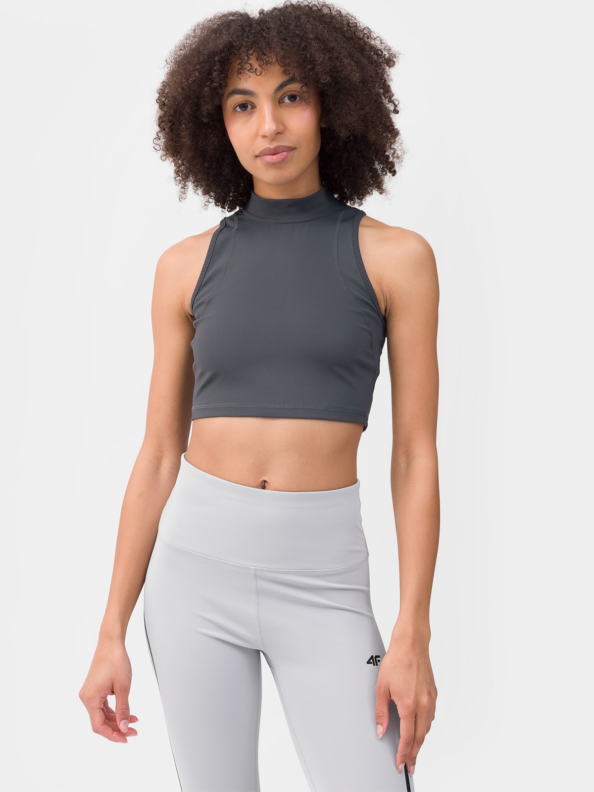 Dámske rýchloschnúce bežecké crop-top tričko