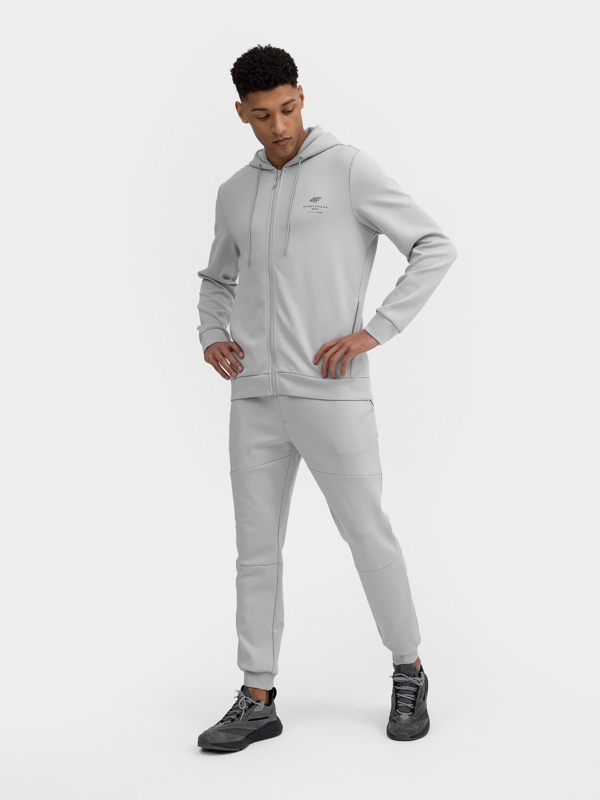 Pantaloni jogger de molton pentru bărbați
