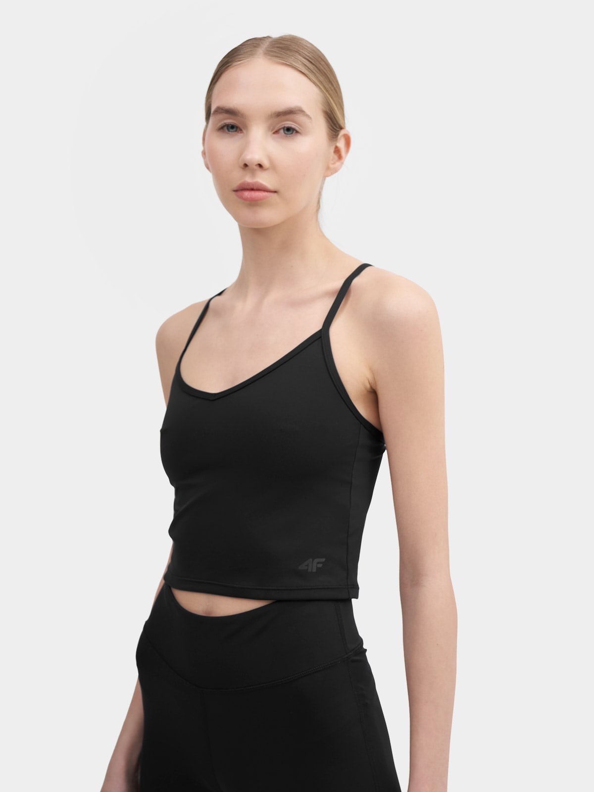 Dámský hladký crop top slim