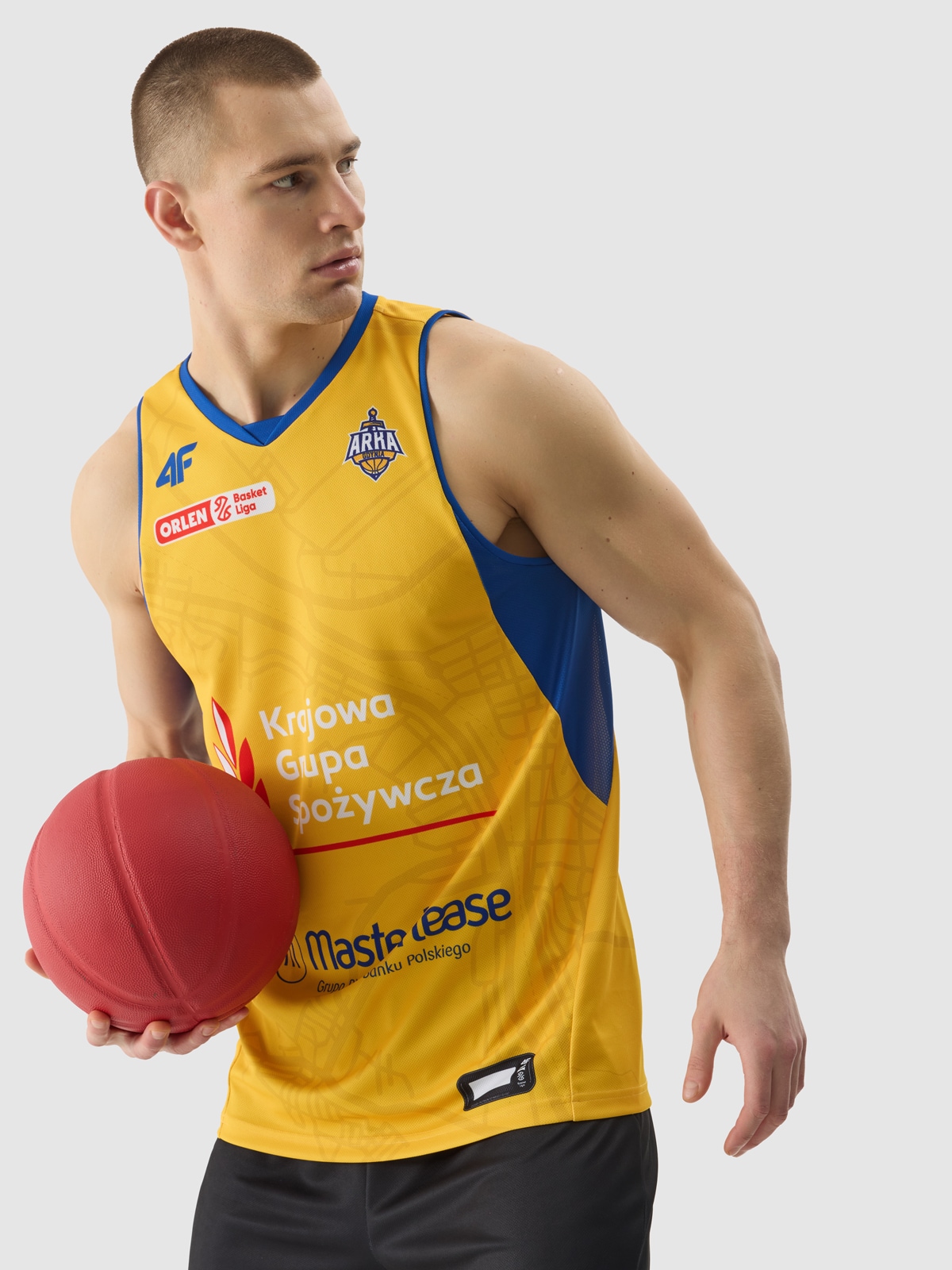 4F Koszulka meczowa replika domowa z sezonu 2023/24 męska 4F x Arka Gdynia - multikolor