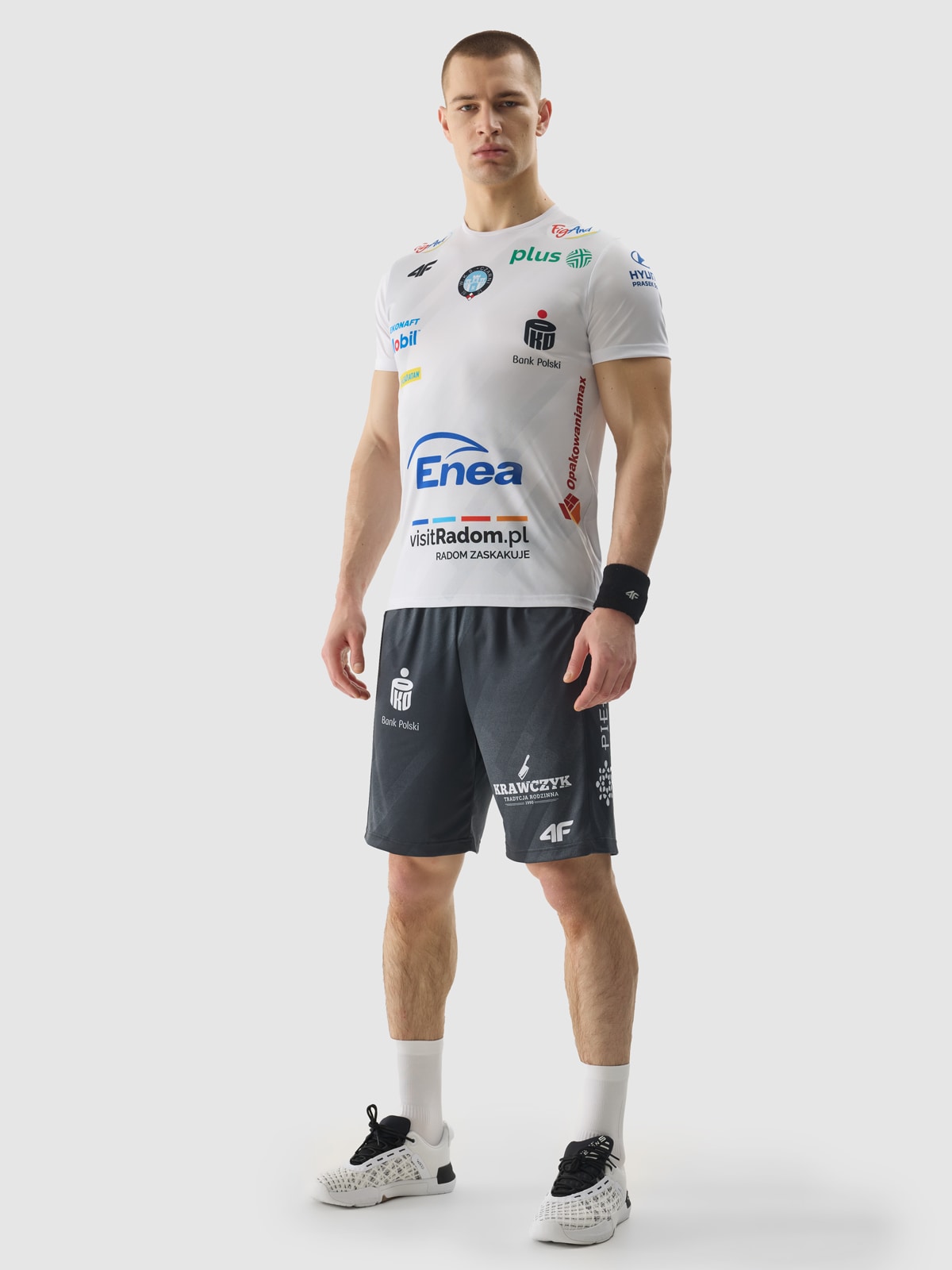 4F Koszulka replika domowa z sezonu 2023/2024 męska 4F x Czarni Radom - multikolor