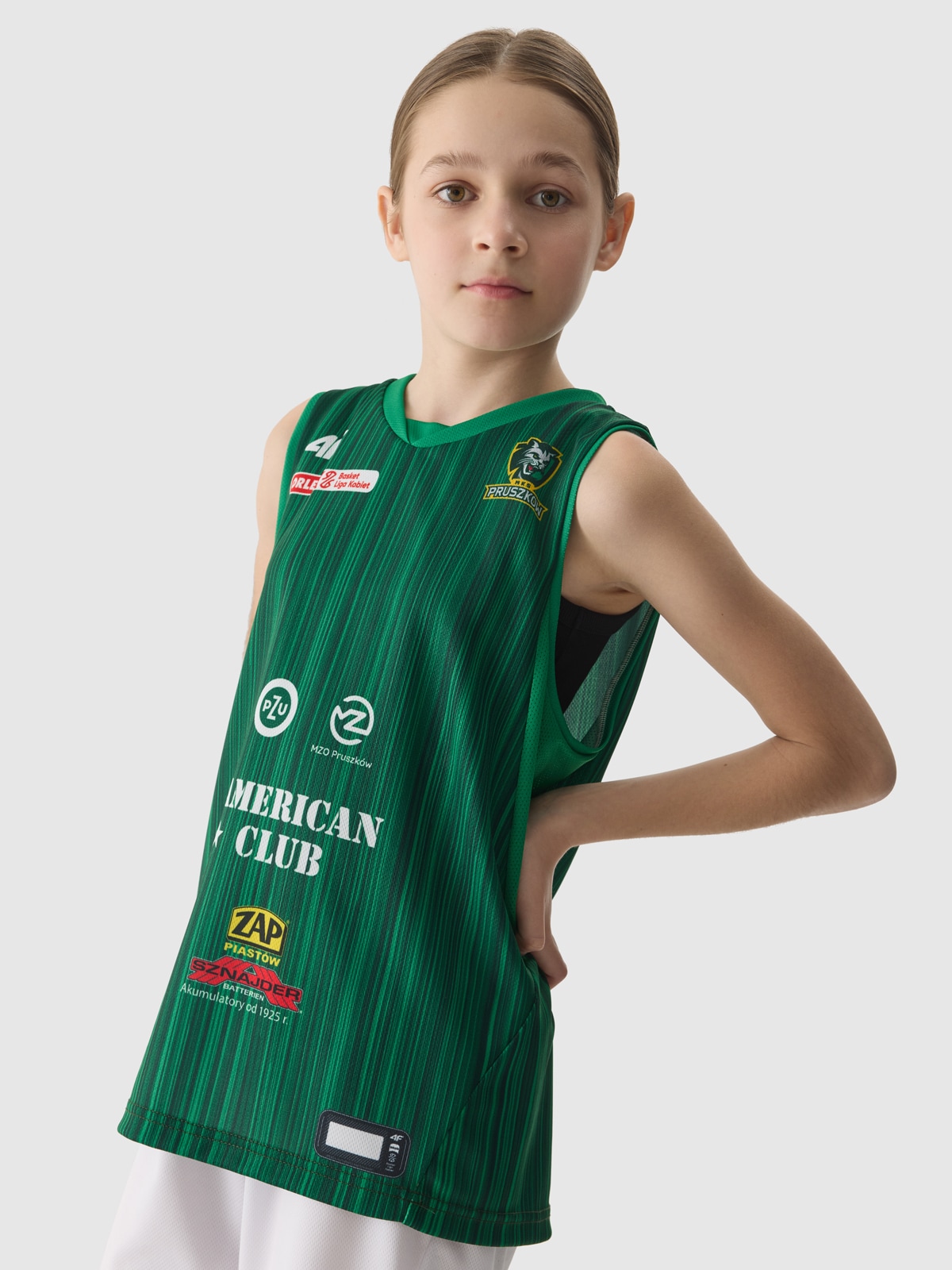 4F Koszulka replika wyjazdowa z sezonu 2023/24 dziecięca 4F x MKS Pruszków - multikolor 122/128 (6-8
