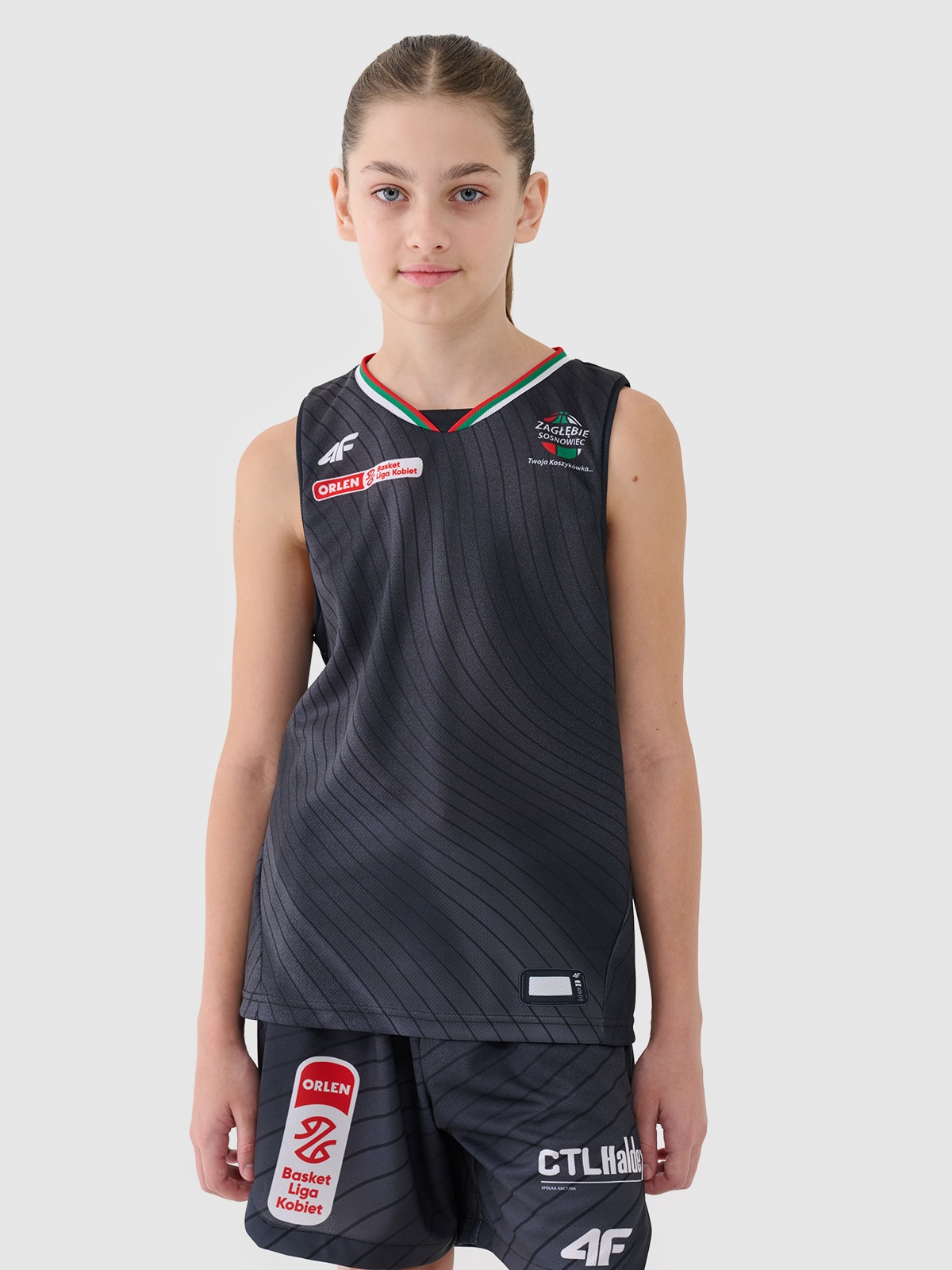 4F Koszulka meczowa replika wyjazdowa z sezonu 2024/25 dziecięca 4F x Zagłębie Sosnowiec - multikolor 134/140 (8-10