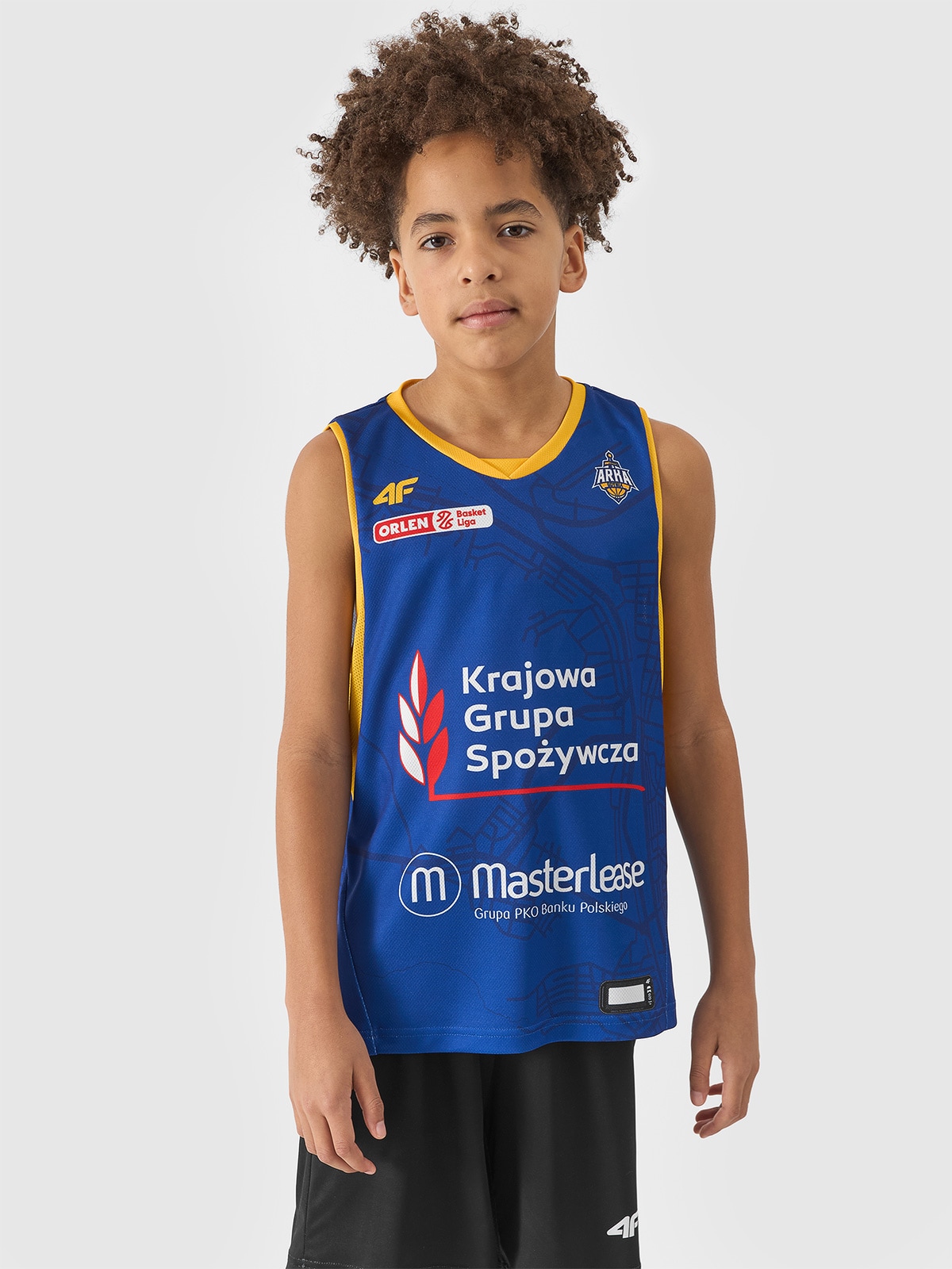 4F Koszulka meczowa replika wyjazdowa z sezonu 2023/24 dziecięca 4F x Arka Gdynia - multikolor 122/128 (6-8