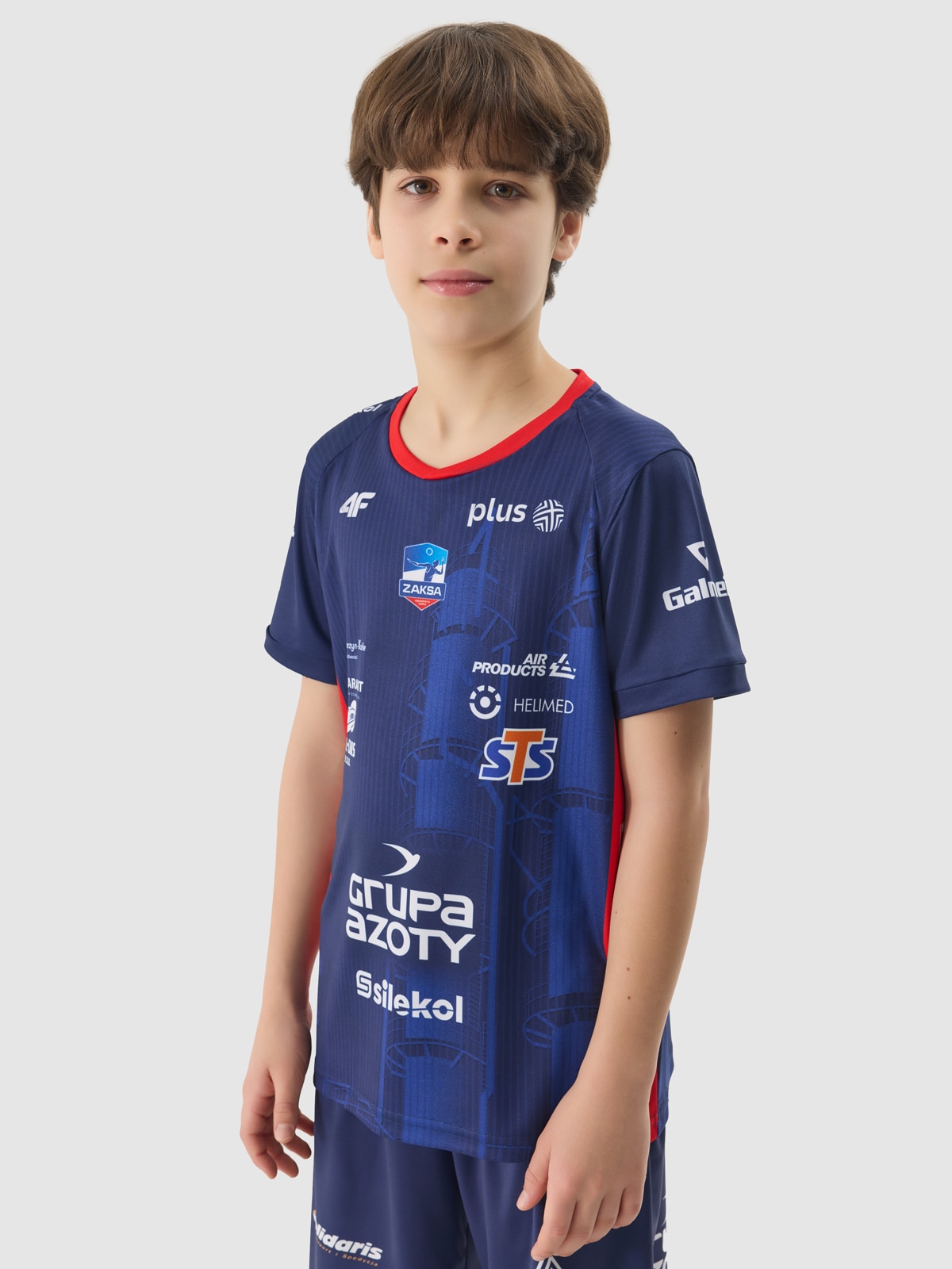 4F Koszulka replika wyjazdowa z sezonu 2023/24 dziecięca 4F x Grupa Azoty ZAKSA KK - multikolor 122/128 (6-8