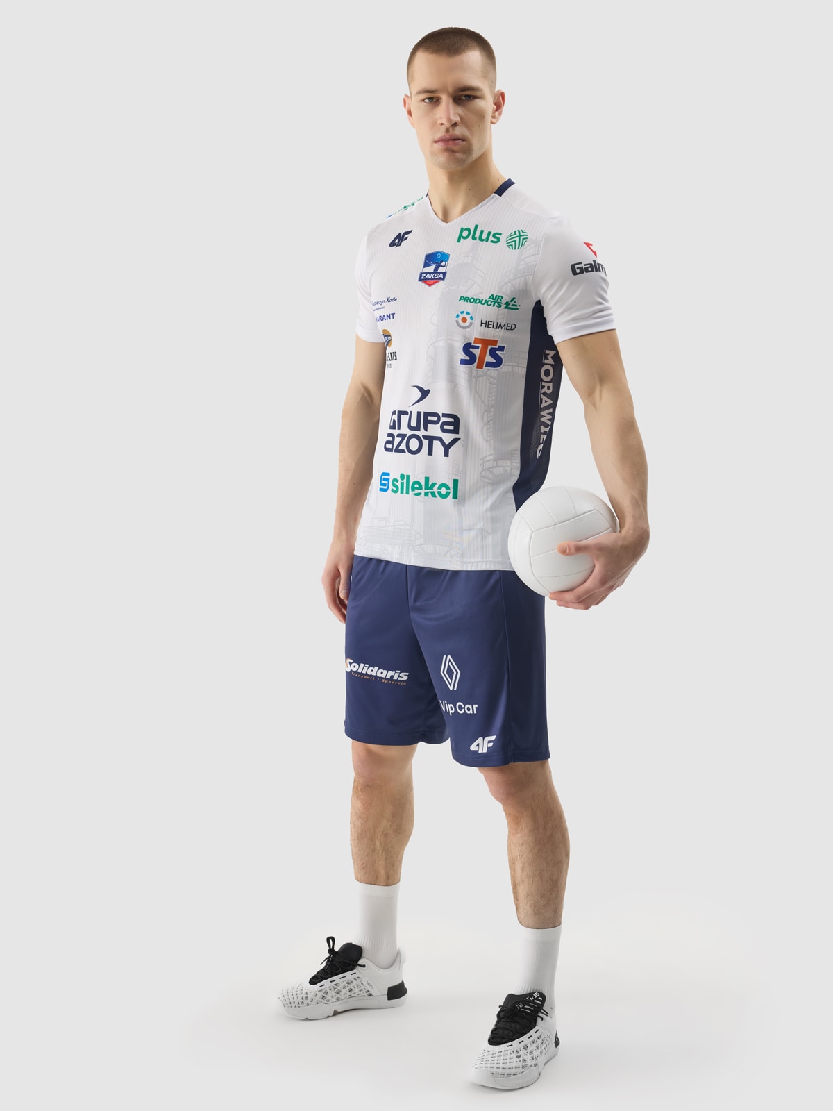 4F Koszulka replika domowa z sezonu 2023/24 męska 4F x Grupa Azoty ZAKSA KK - multikolor