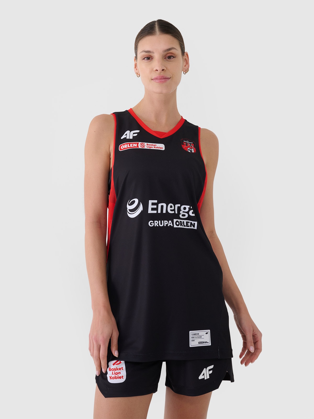 4F Koszulka meczowa replika wyjazdowa z sezonu 2024/25 damska 4F x MMKS Katarzynki Toruń - multikolor