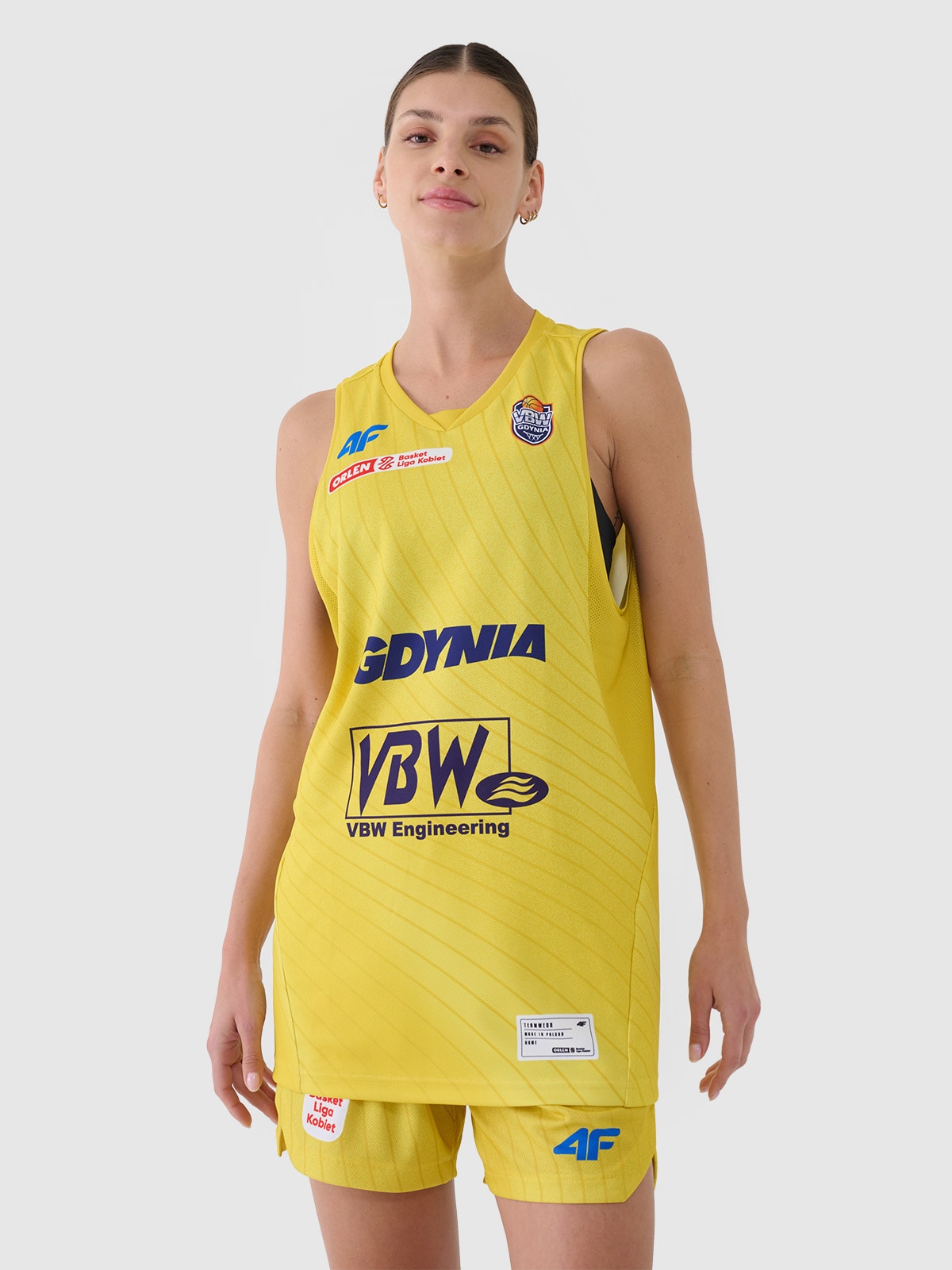 4F Koszulka meczowa replika domowa z sezonu 2024/25 damska 4F x VBW Arka Gdynia - multikolor