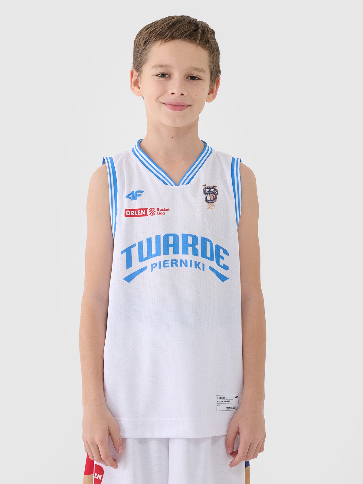 4F Koszulka meczowa replika domowa z sezonu 2024/25 dziecięca 4F x PLK - Twarde Pierniki Toruń - multikolor 158/164 (12-14