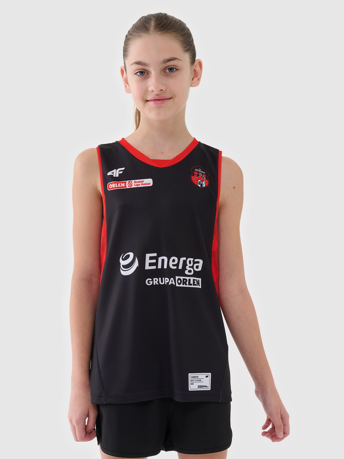 4F Koszulka meczowa replika wyjazdowa z sezonu 2024/25 dziecięca 4F x MMKS Katarzynki Toruń - multikolor 134/140 (8-10